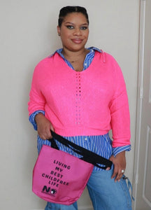 Hot Pink Childfree Tote