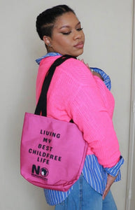 Hot Pink Childfree Tote