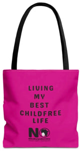 Hot Pink Childfree Tote